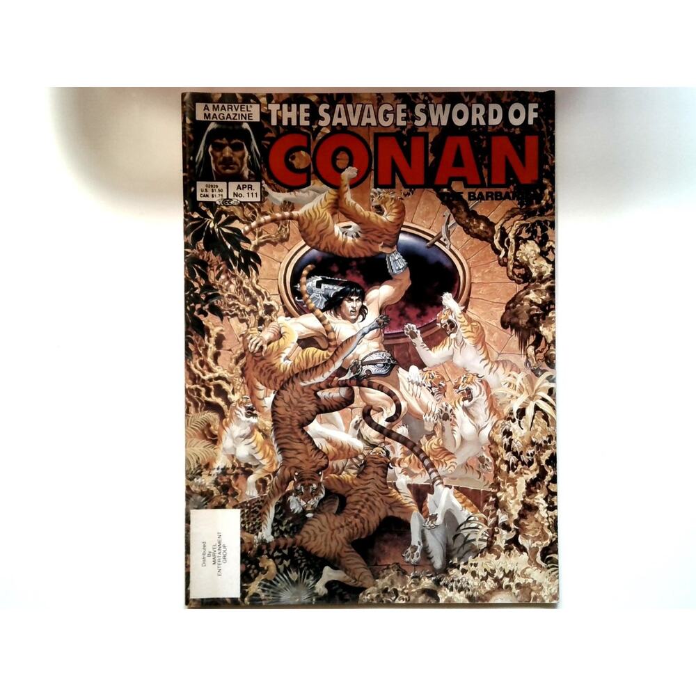 The Savage Sword of Conan No. 111 Marvel 1984 Magazine Format